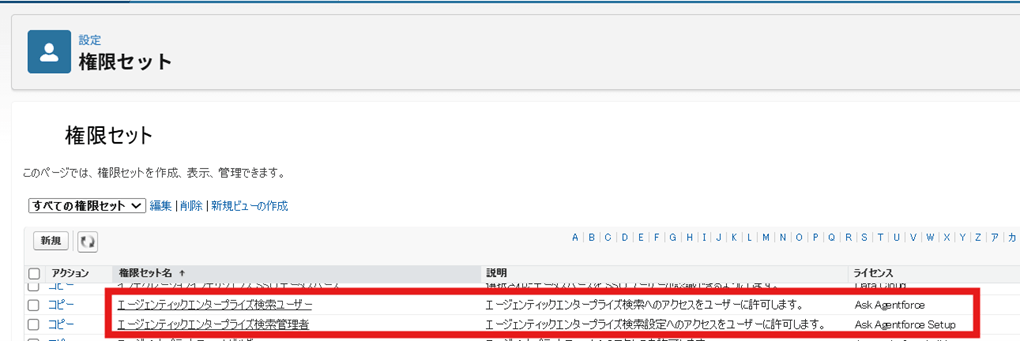 権限セット