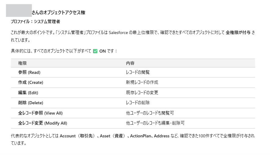 ユーザーレコード