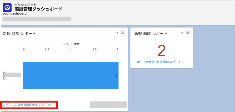 ダッシュボードグラフのソースレポート遷移のタイミング 【再認証必要】