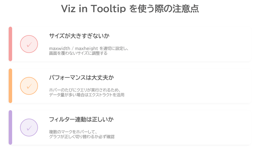 ツールヒント内のVizを使う際の注意点