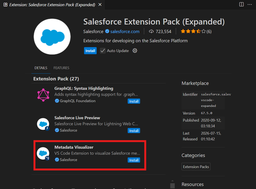 Salesforce Extension Pack (Expanded)