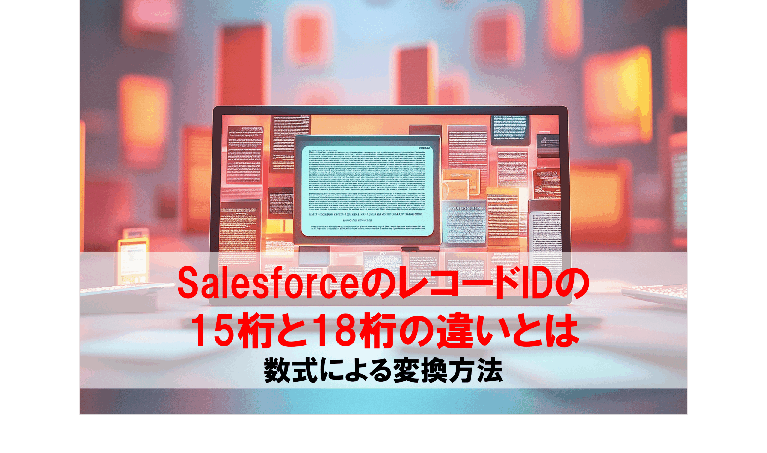 SalesforceのレコードIDの15桁と18桁の違いとは 数式による変換方法も