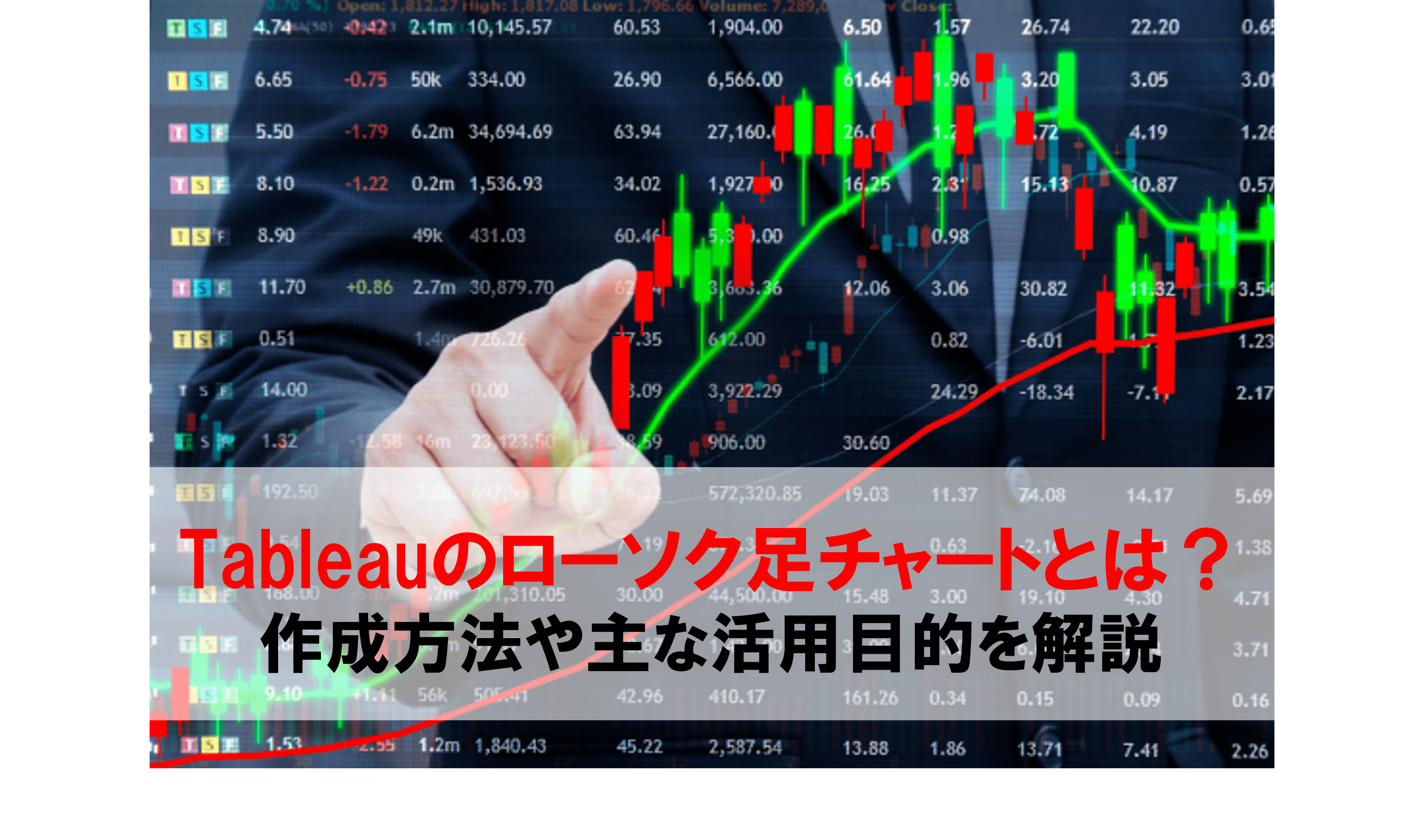 Tableauのローソク足チャートとは？作成方法や主な活用目的を分かりやすく解説 - フロッグウェル株式会社