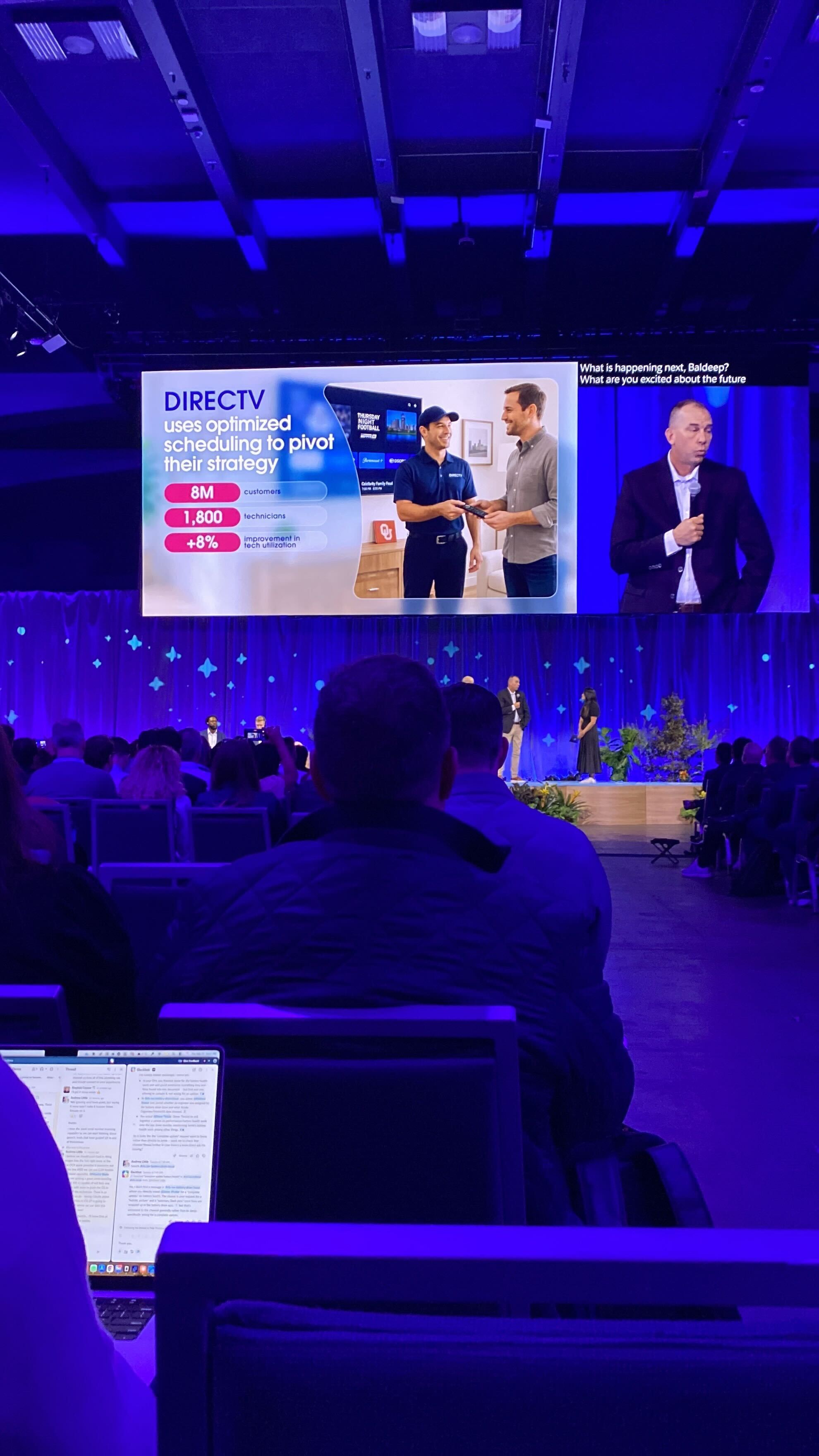 Dreamforce 2026 Field Service Keynote DIRECTVの事例スライド