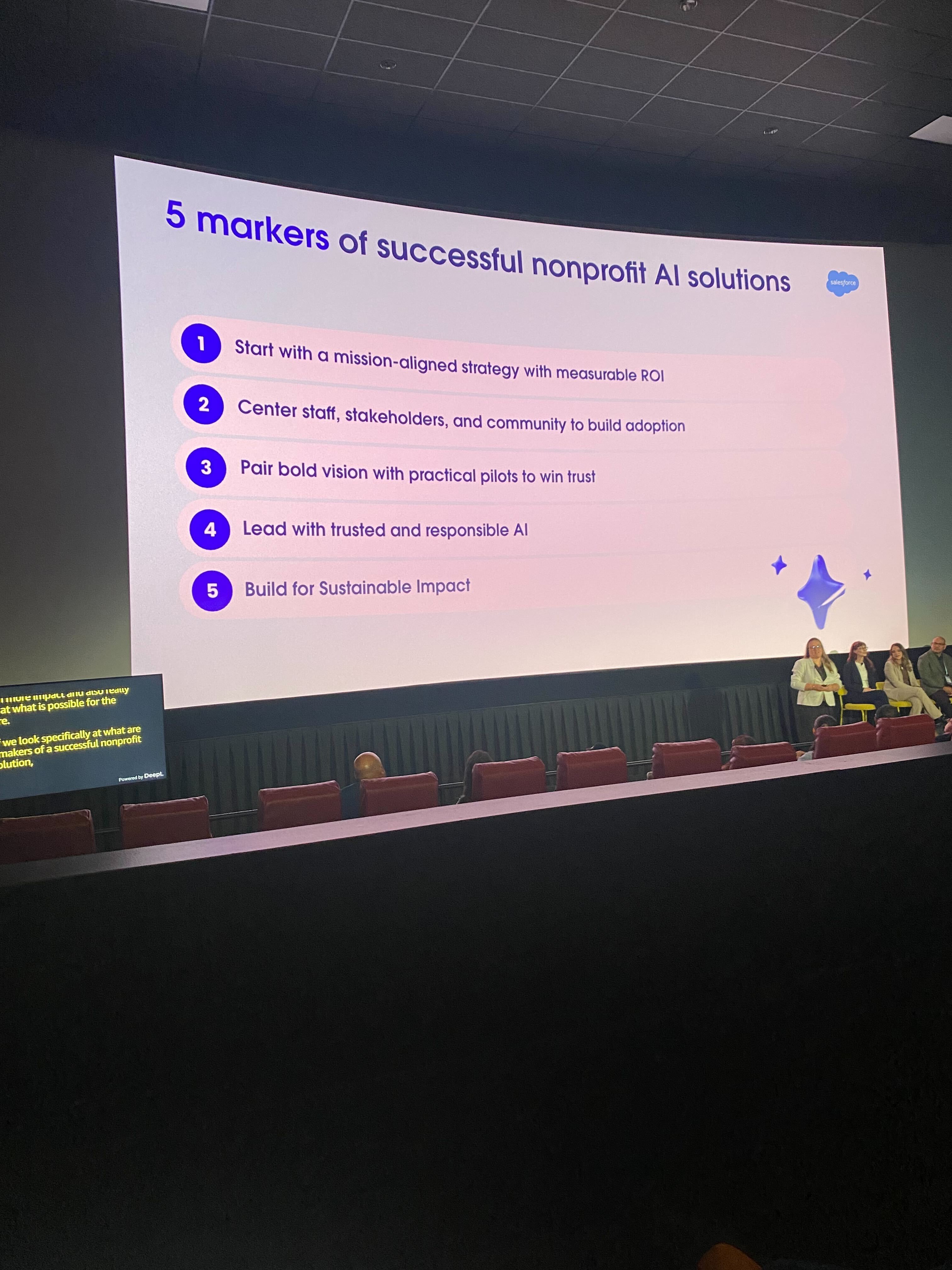 Dreamforce 2026 NPO向けAgentforceセッションのスライド画面